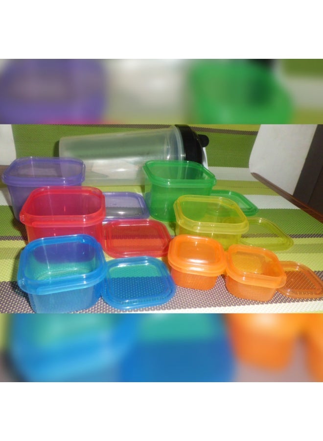 Portion Control Containers,14 Containers 21 Day Food Portion Fix Labeled Meal Food Containers Kit - Image 2